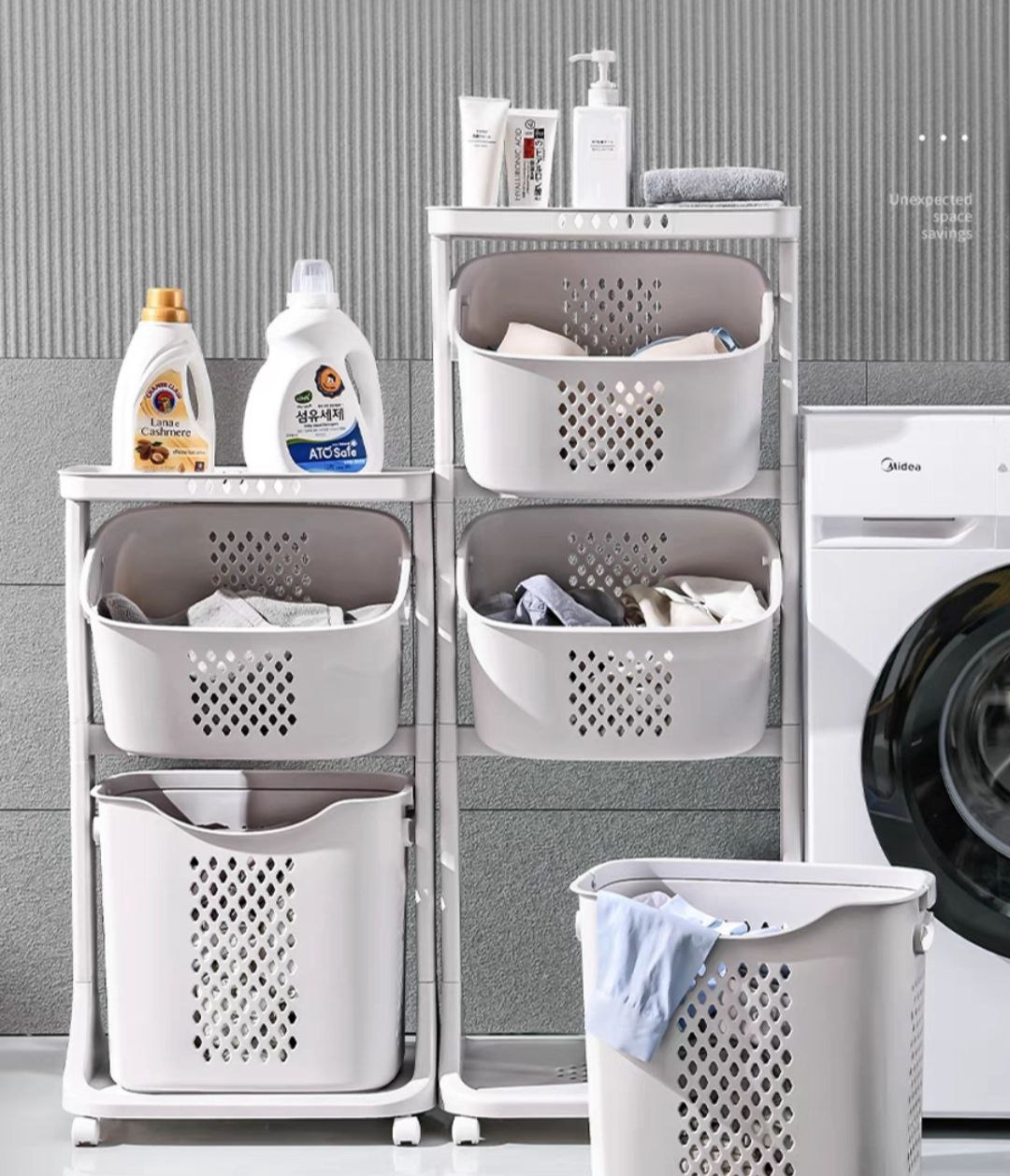 Kệ đa năng kệ 3 tầng có bánh xe hàng xuất nhật cao cấp