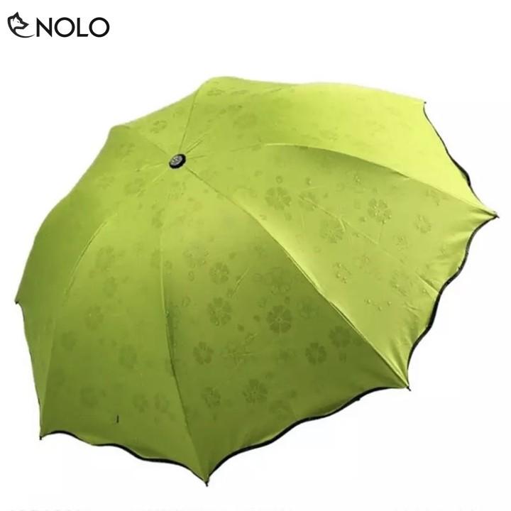 Dù Ô Đi Nắng Mưa Chống Tia UV Gặp Nước Nở Hoa Rộng Khi Bung Rộng 112cm