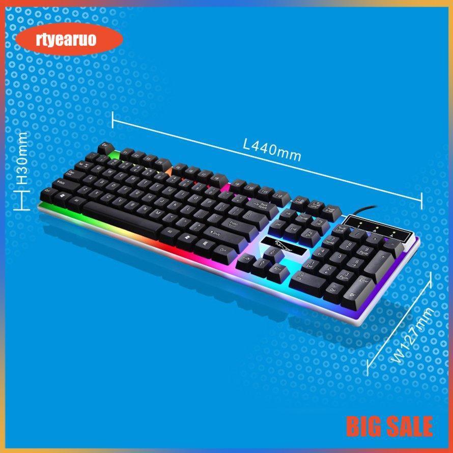 Bàn phím giả cơ chuyên game cao cấp g21 led 7 màu