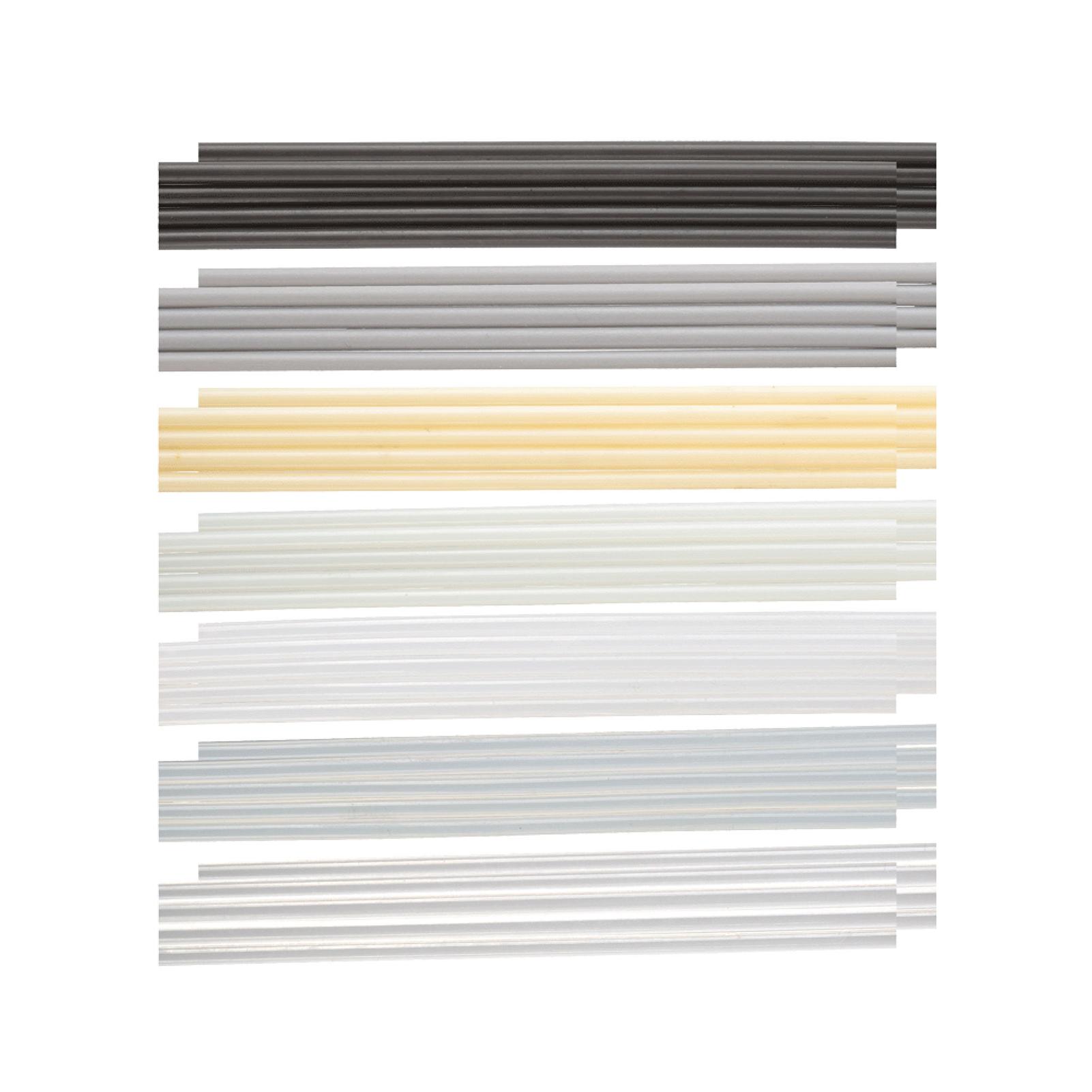 56PCS 7 Types of Plastic Welding Rods,Plastic Welding Kit for Car bumper, Kayaks,plastic welder gun