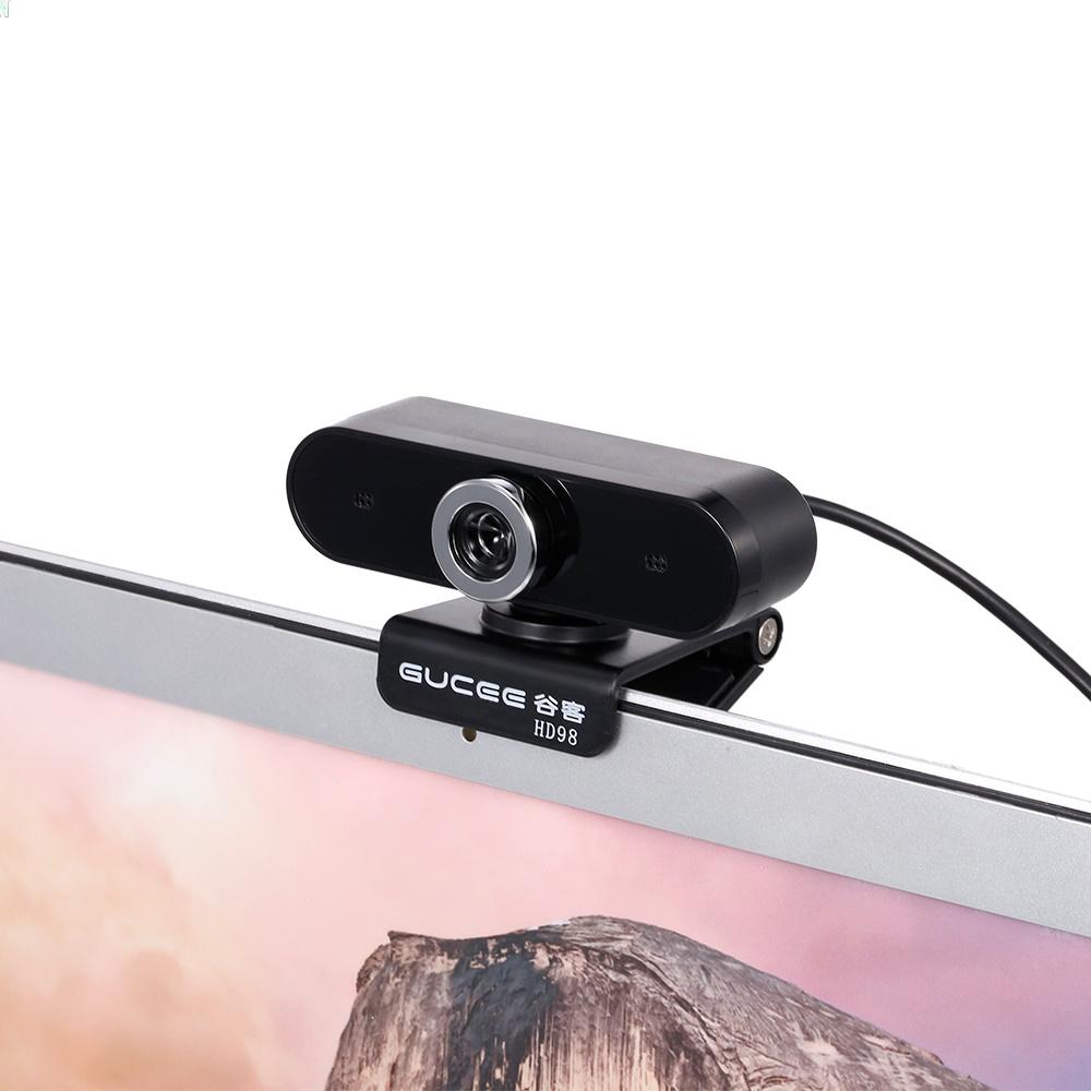 Webcam Gucee HD98 xoay 360 độ , 12 MP, lấy nét bằng tay , tích hợp micro