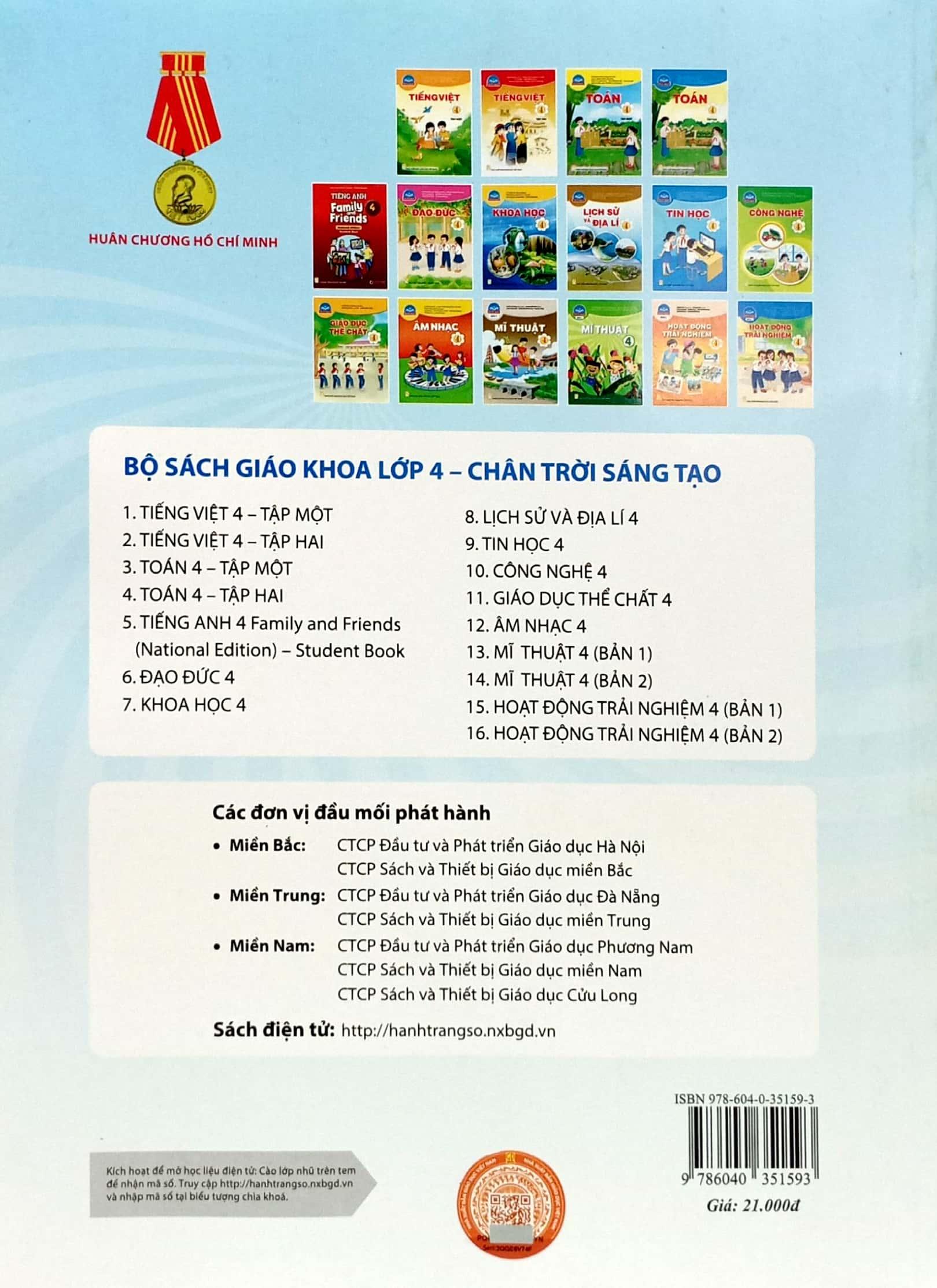 Tiếng Việt 4 - Tập 2 (Chân Trời Sáng Tạo) (2023)