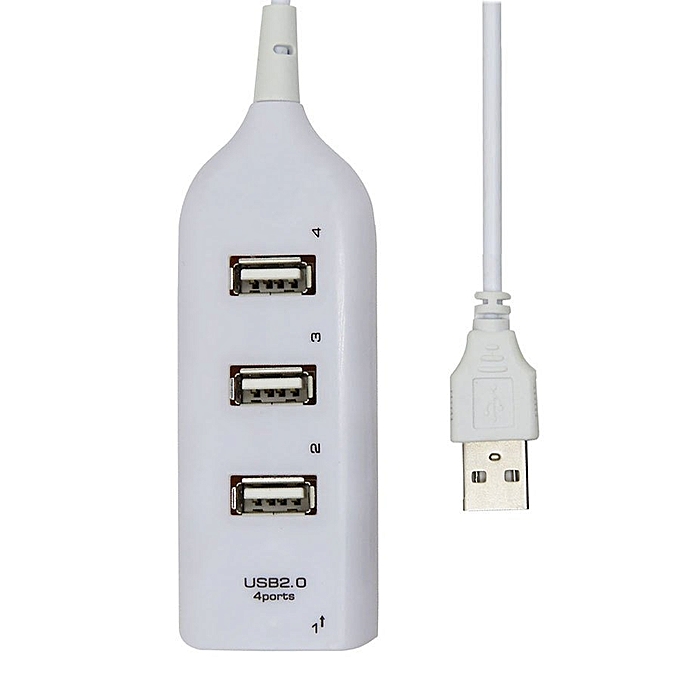 Hub usb hình ổ điện 1 ra 4 (Trắng)