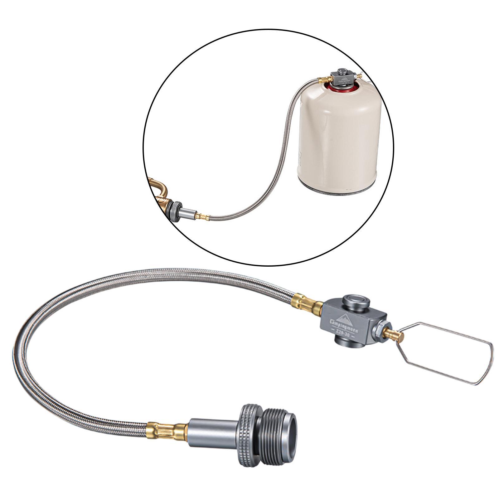 Gas Adapter Hose Connector Regulator for Outdoor Camping Fishing Grill