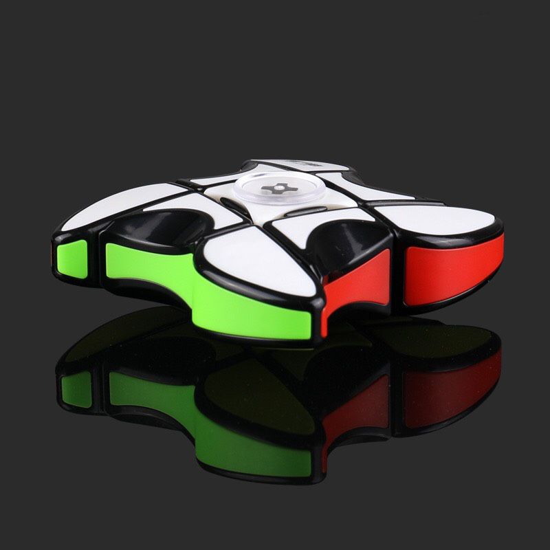 Con Quay Đồ Chơi Rubik Spinner 4 cánh Cong 1x3x3