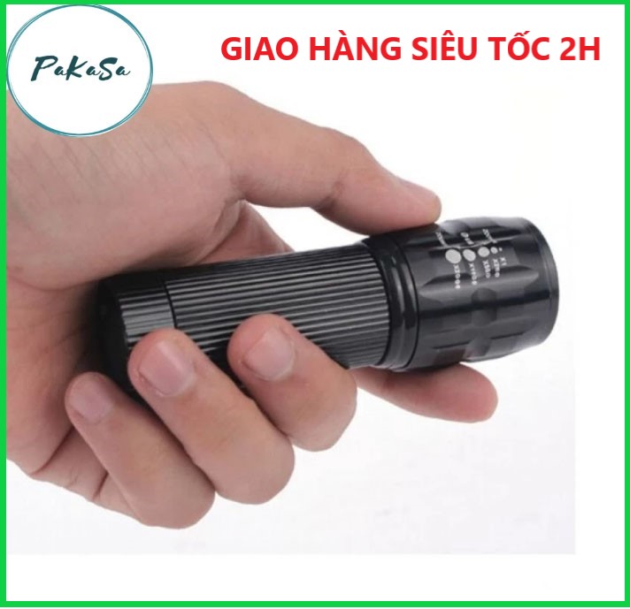 Đèn Pin Mini Siêu Sáng X2000 Có 3 Chế Độ Sáng - Chính Hãng