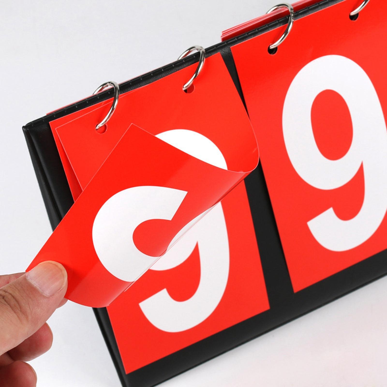 Portable Score Keeper Tabletop Scoreboard for Basketball Outdoor Sports