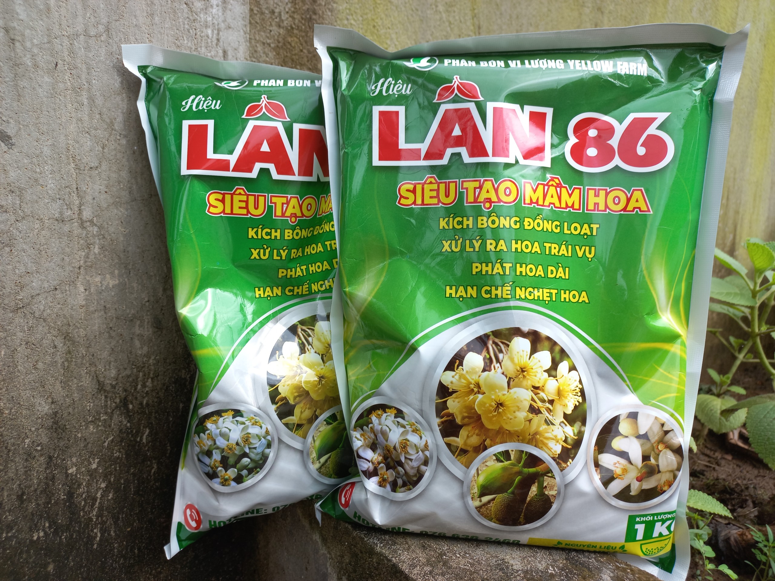 LÂN 86- HẠN CHẾ NGHẸT HOA, XỬ LÝ RA HOA TRÁI VỤ GÓI 1KG