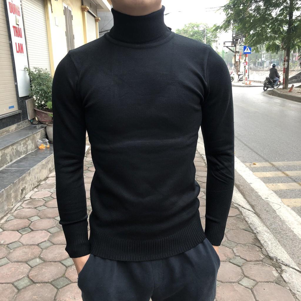 Áo len nam cổ lọ visco 2020