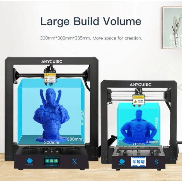 Máy in 3D ANYCUBIC MEGA X bộ khung thép nguyên khối, bền bỉ hơn ổn định hơn, hàng chính hãng