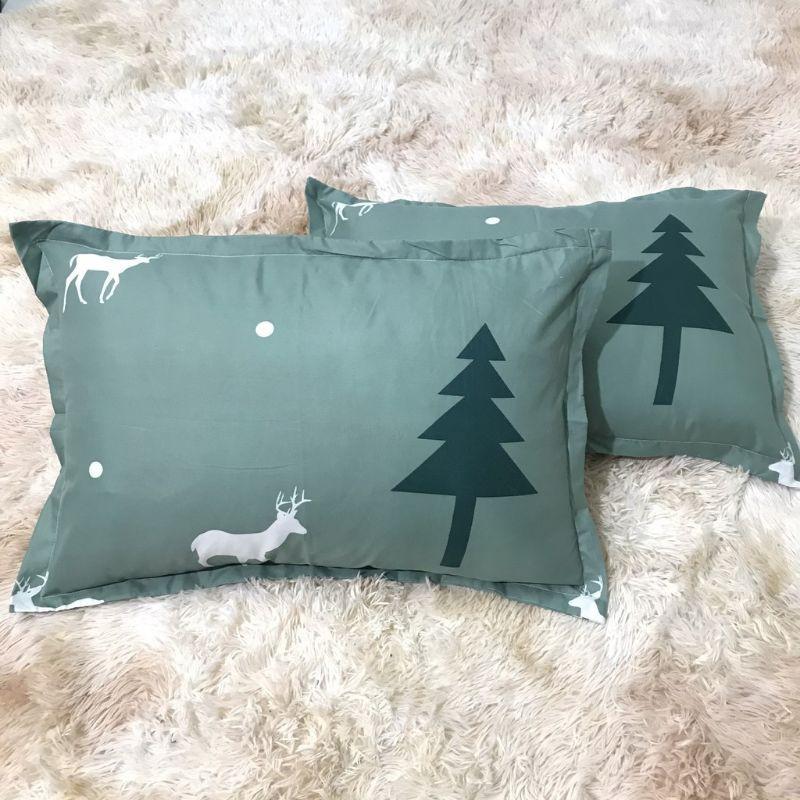 Vỏ Gối Nằm Cotton Poly Kích Thước 45x65cm. Vỏ Gối Giá Rẻ Có Khóa Kéo