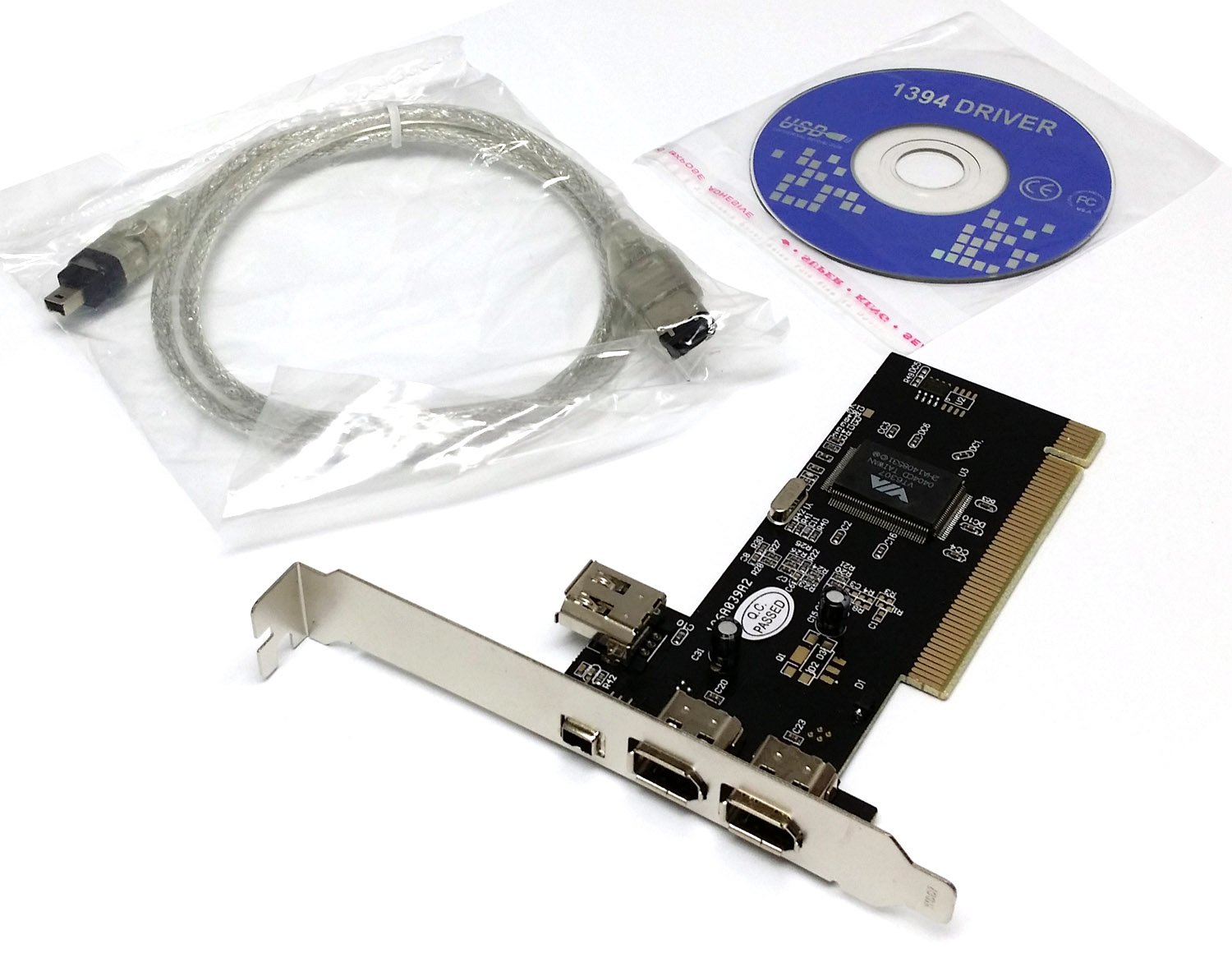 Card PCI to 1394 3 Ports Firewire IEEE 1394 4/6 Pin cho HDD MP3 PDA - Hàng Nhập Khẩu