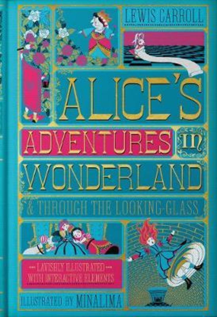 Sách - Alice's Adventures in Wonderland (Illustrated with Interactive Elements) by Lewis Carroll (US edition, hardcover)