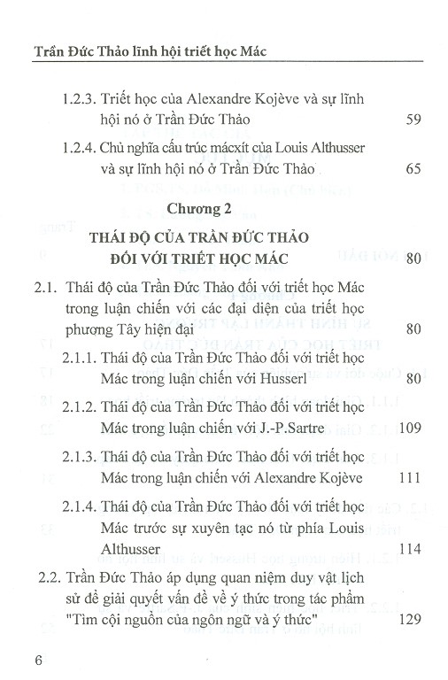 Trần Đức Thảo Lĩnh Hội Triết Học Mác (Sách Chuyên Khảo)