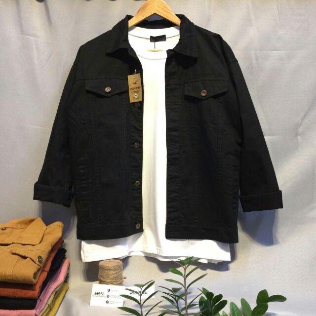 Áo khoác jacket kaki unisex