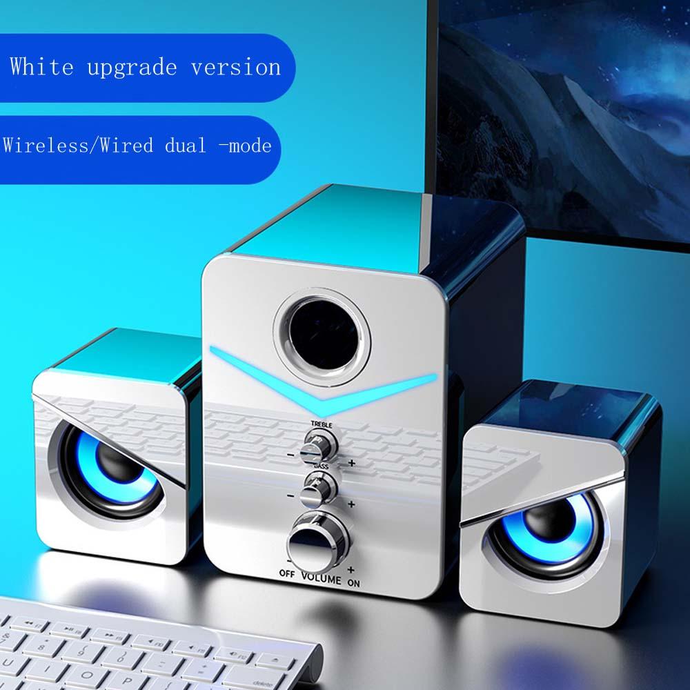 Universal Desktop Máy tính Audio Home Desktop Subwofer Loa có dây Máy tính xách tay Màu loa đa phương tiện: Phiên bản nâng cấp