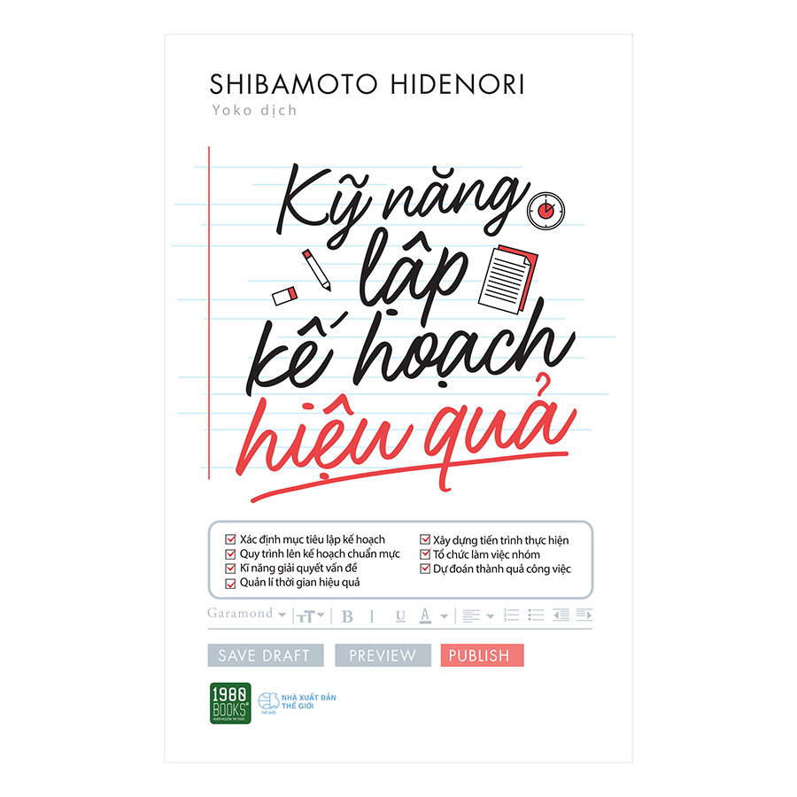 Combo Kỹ Năng Lập Kế Hoạch Hiệu Quả + Kỹ Năng Ra Quyết Định Hiệu Quả