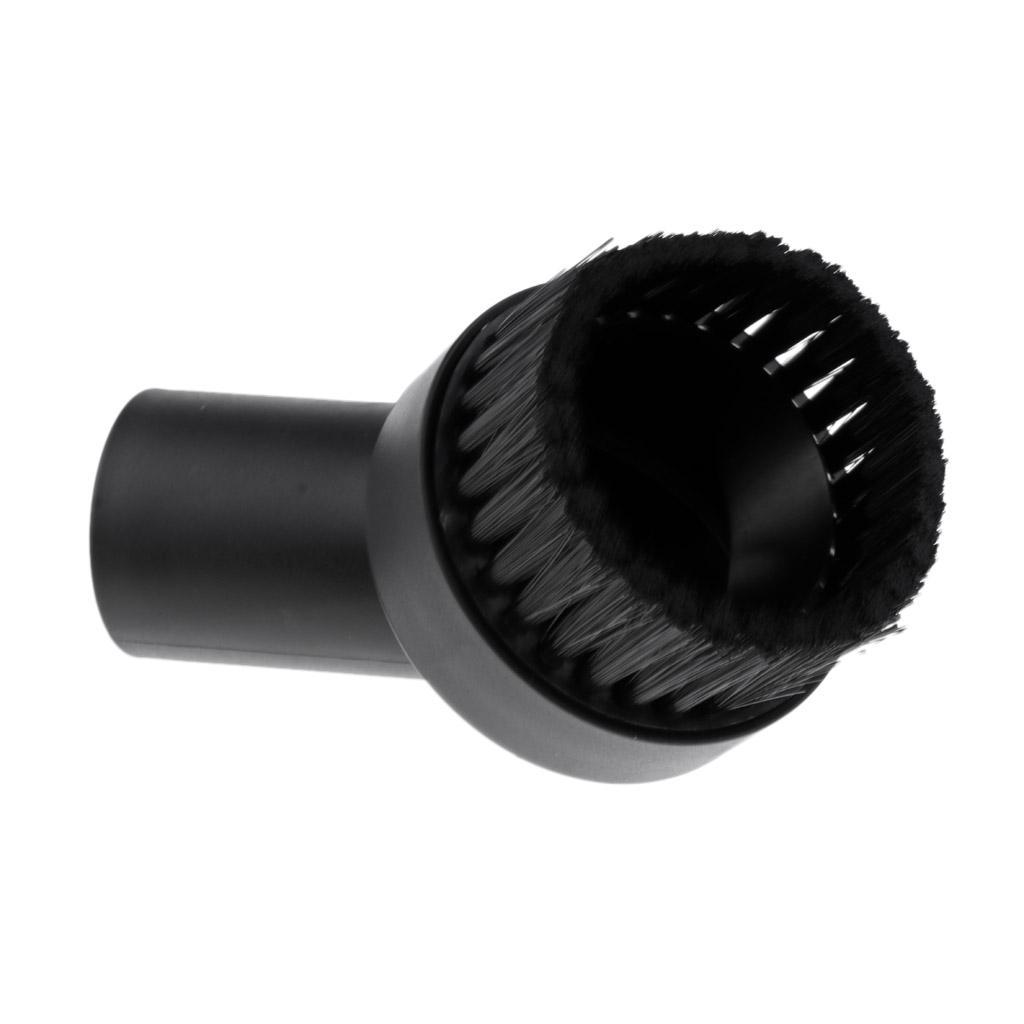 2pcs 32mm Dia. Replacement Attachment Bristle Brush Vacuum Nozzle Head Long