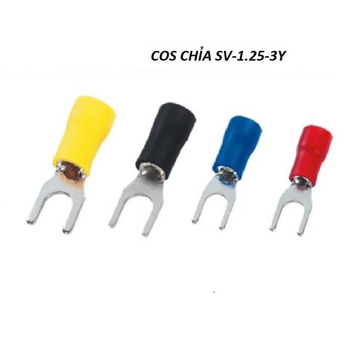 COMBO 10 ĐẦU COS CHỈA,ĐẦU COS CHỮ Y CÁC LOẠI PHI TỪ 1.25 ĐẾN 5.5