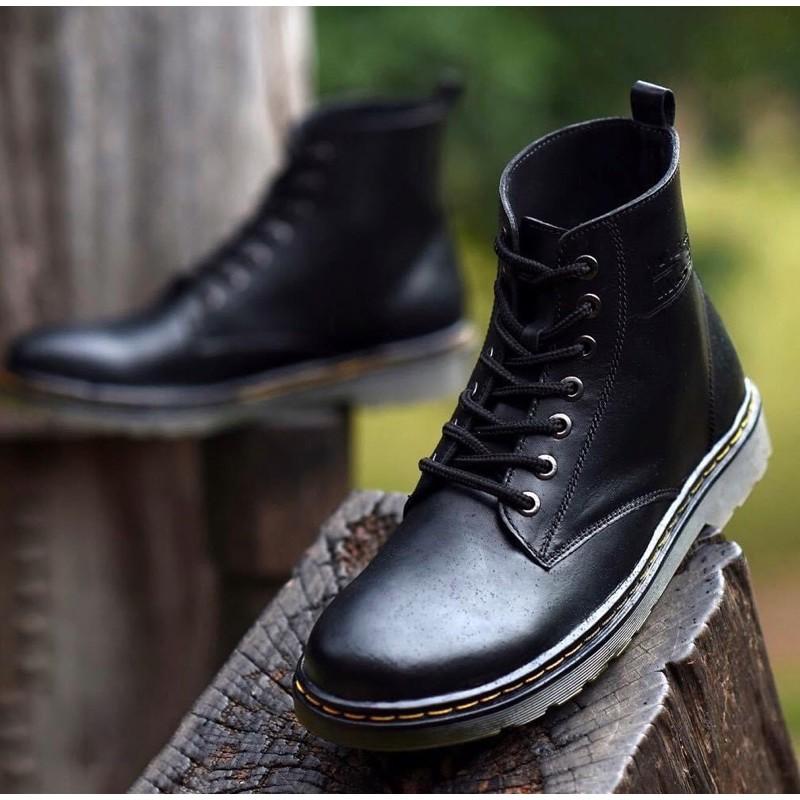 Giày đốc buộc dây cao cổ, combat boot