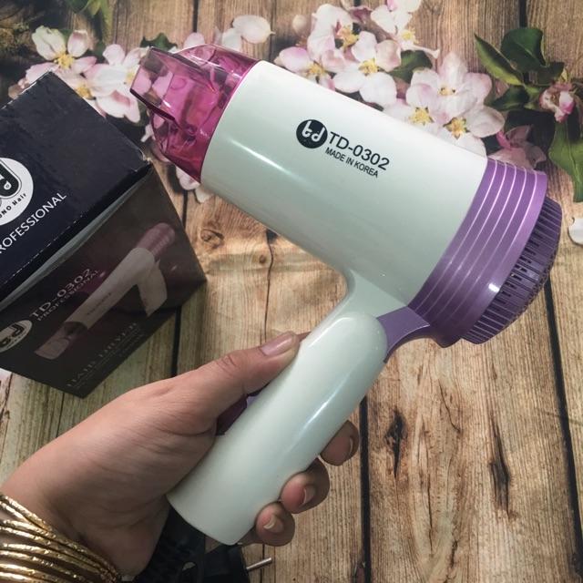 MÁY SẤY TÓC MINI CÁ NHÂN TD0302 1000W