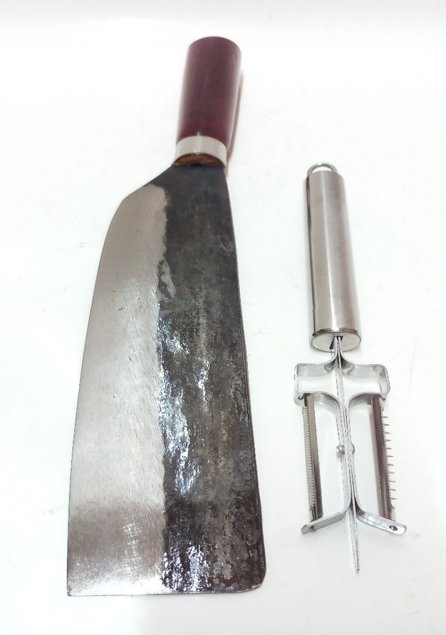 DAO THÉP NHÍP CÁN GỖ,TẶNG KÈM 1 DAO BÀO ĐA NĂNG INOX.