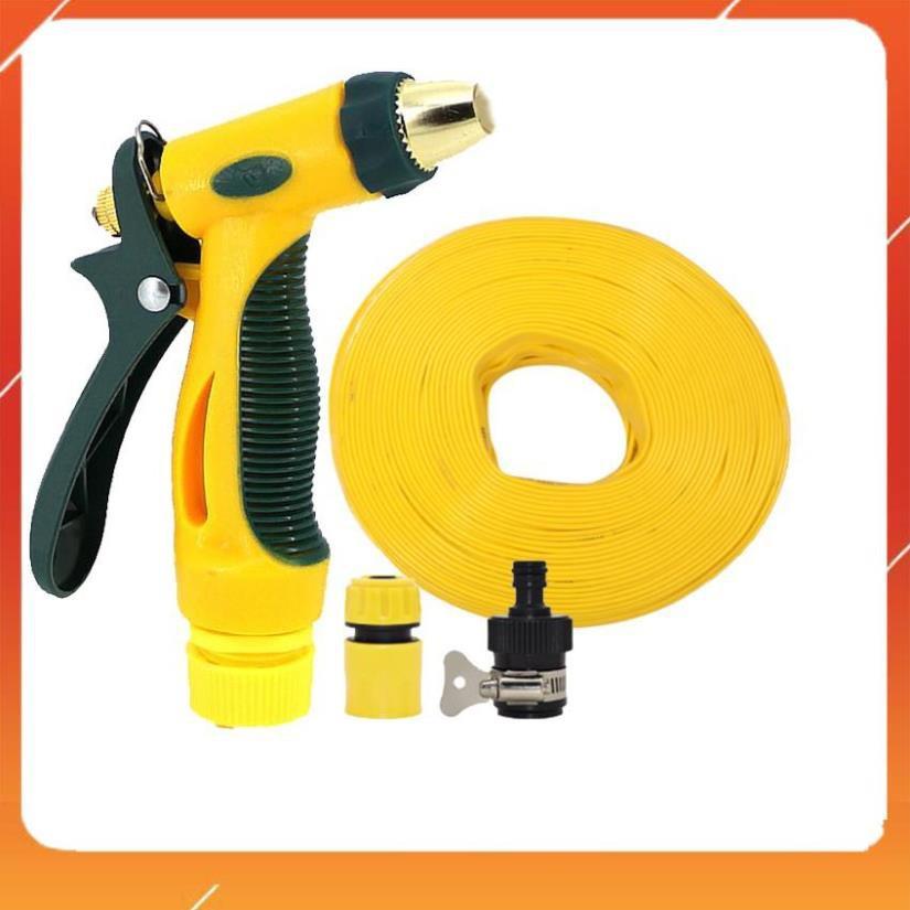 Bộ dây vòi xịt nước rửa xe,tưới cây tăng áp 3 lần 3-5m 206317