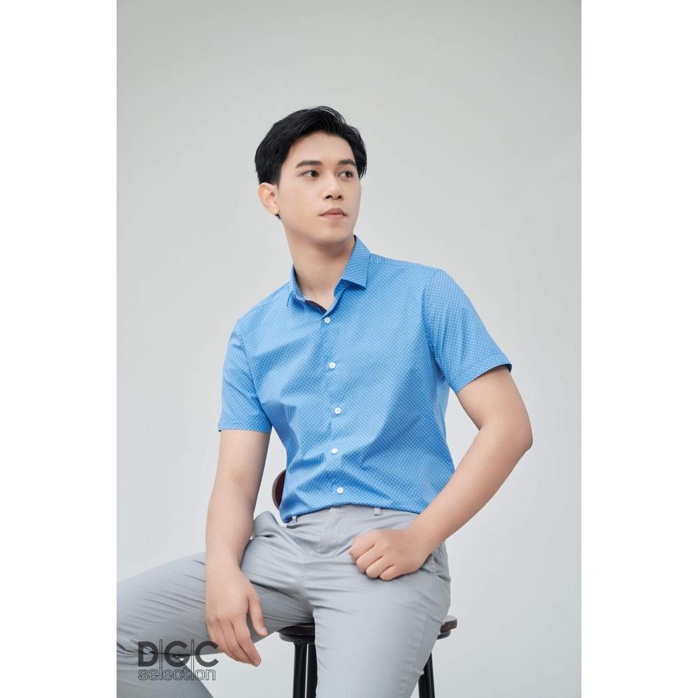 Áo sơ mi Nam ngắn tay Slim Fit DGC - SASNCB34M-S