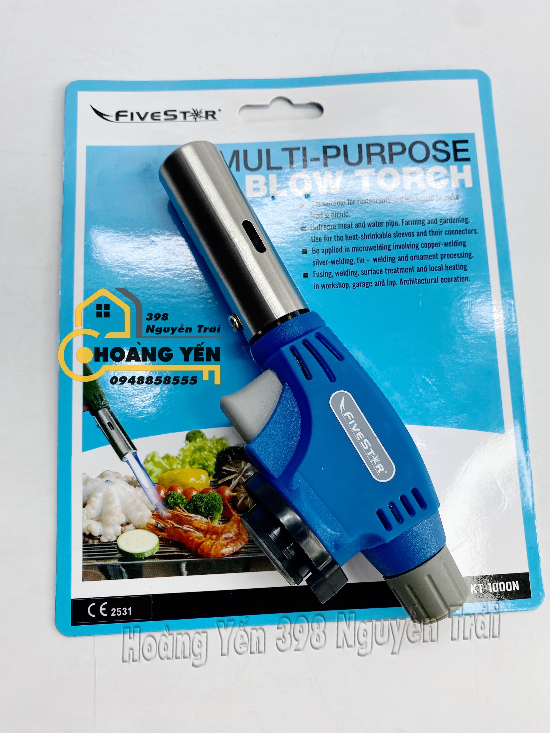 Đầu khò ga cao cấp Hàn Quốc Multi-Purpose Blow Torch thương hiệu Fivestar