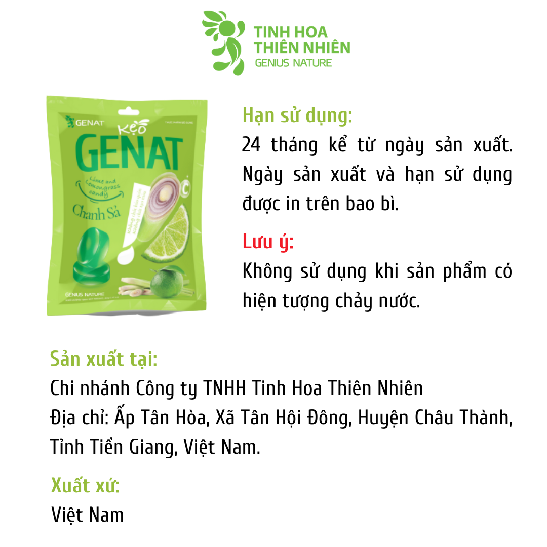 Combo 4 sản phẩm - Kẹo thảo mộc Covitux, Gezcol, Genat Gừng, chanh sả, kẹo - genat - Tinh Hoa Thiên Nhiên