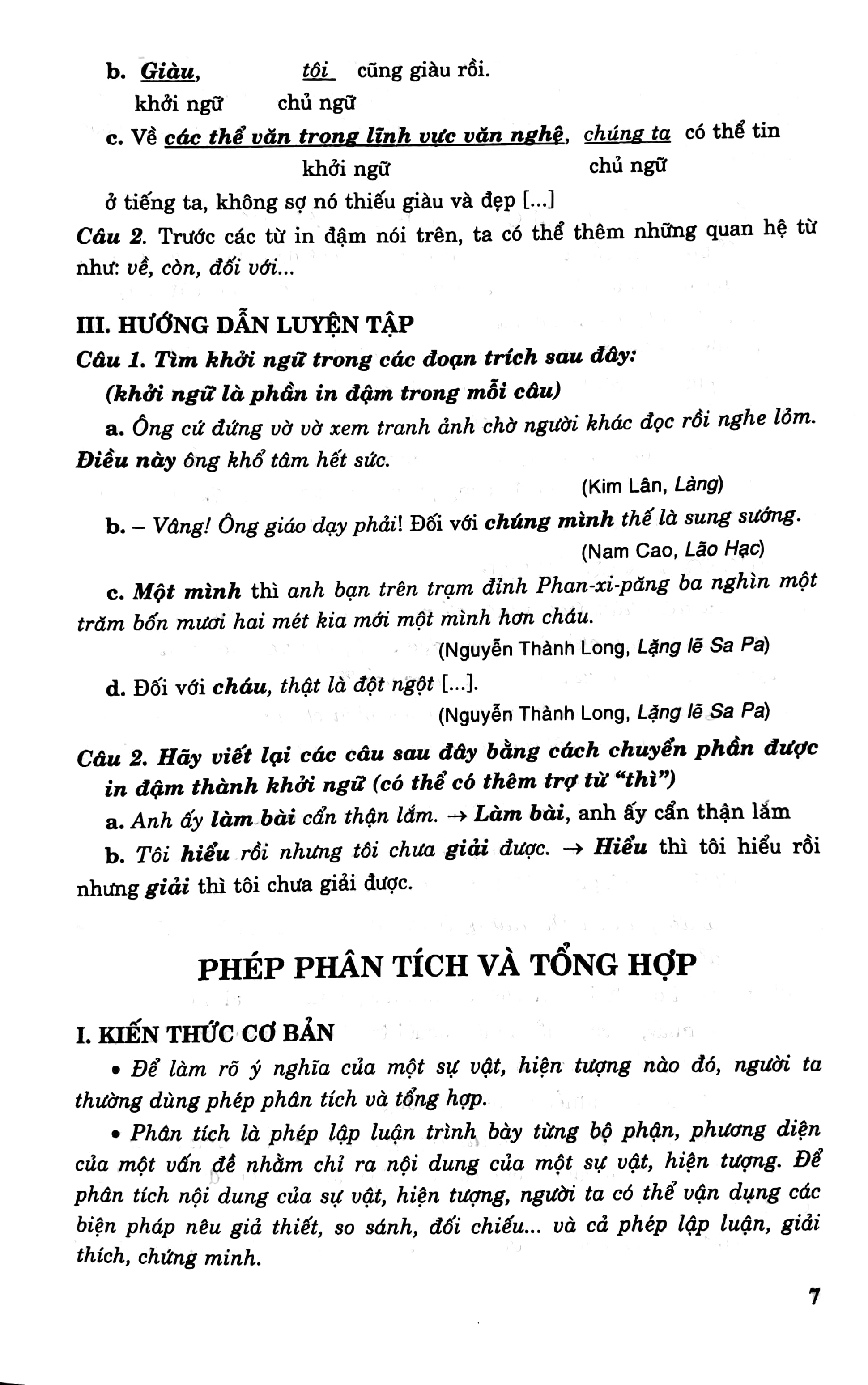 Hướng Dẫn Học Và Làm Bài Ngữ Văn 9/2