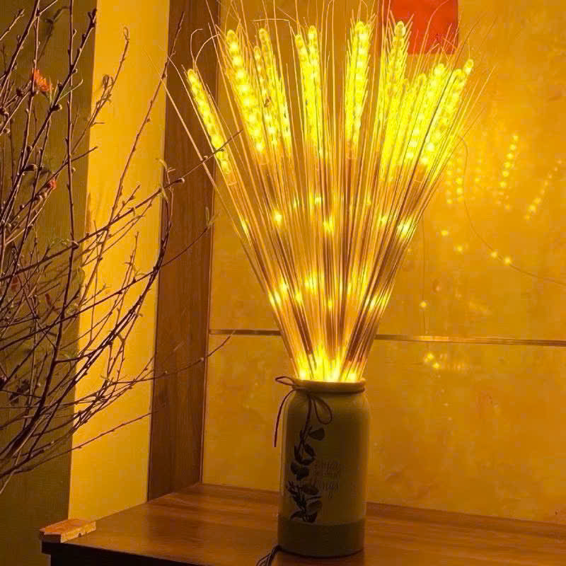 Bó 10 Bông Lúa Đèn Led Bông Lúa Vàng Tài Lộc, Trang Trí Ban Thờ, Ban Thần Tài, Trang Trí Sân Vườn - HÀNG CHÍNH HÃNG MINIIN