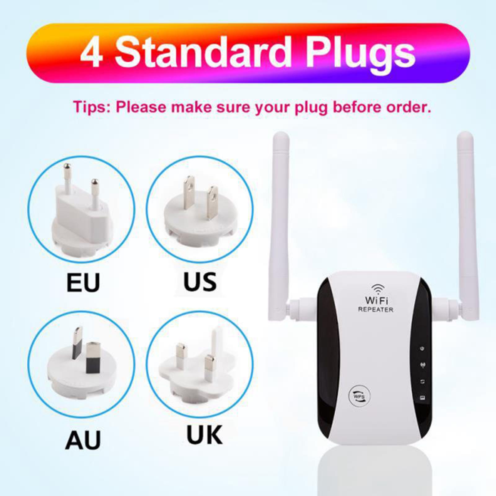 Wifi Range Booster Extender Router 300Mbps UK Plug