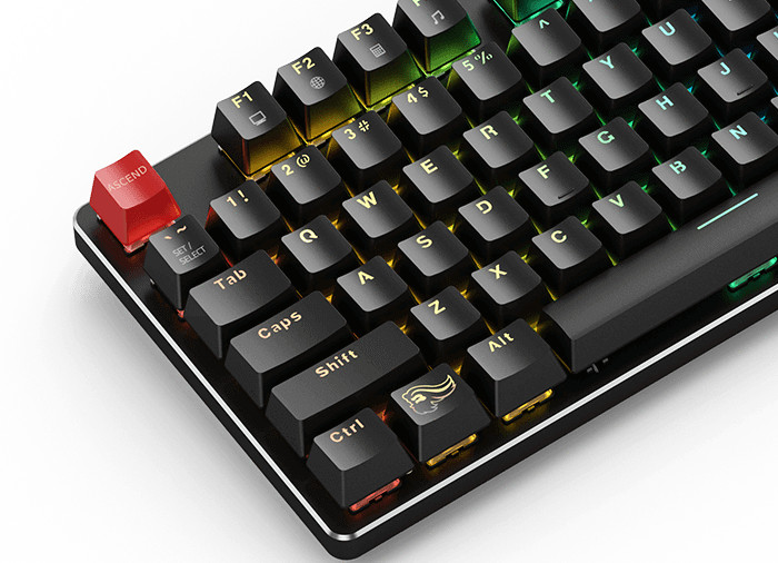 Bàn phím cơ Glorious GMMK RGB White Ice Fullsize - Hàng chính hãng