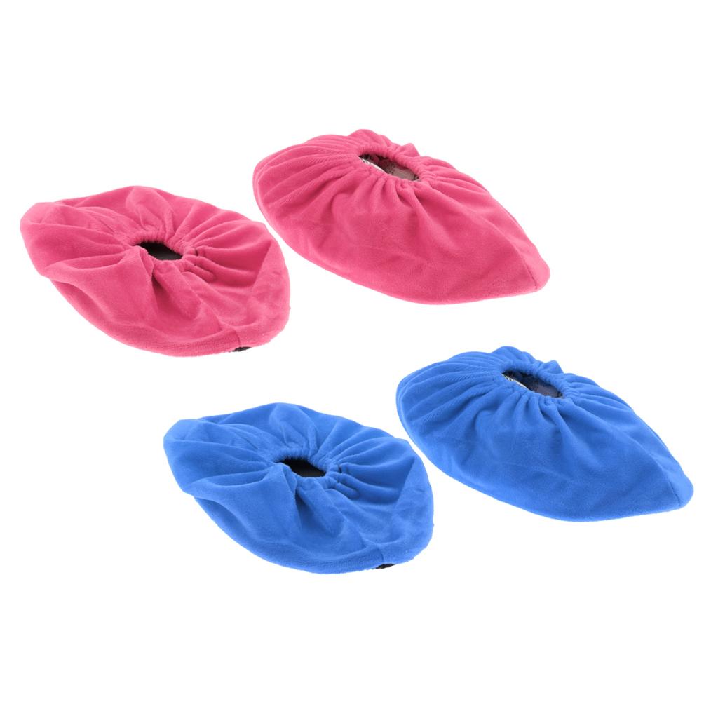 2 Pairs Premium Shoe Covers Waterproof Washable Reusable Non Slip Overshoes