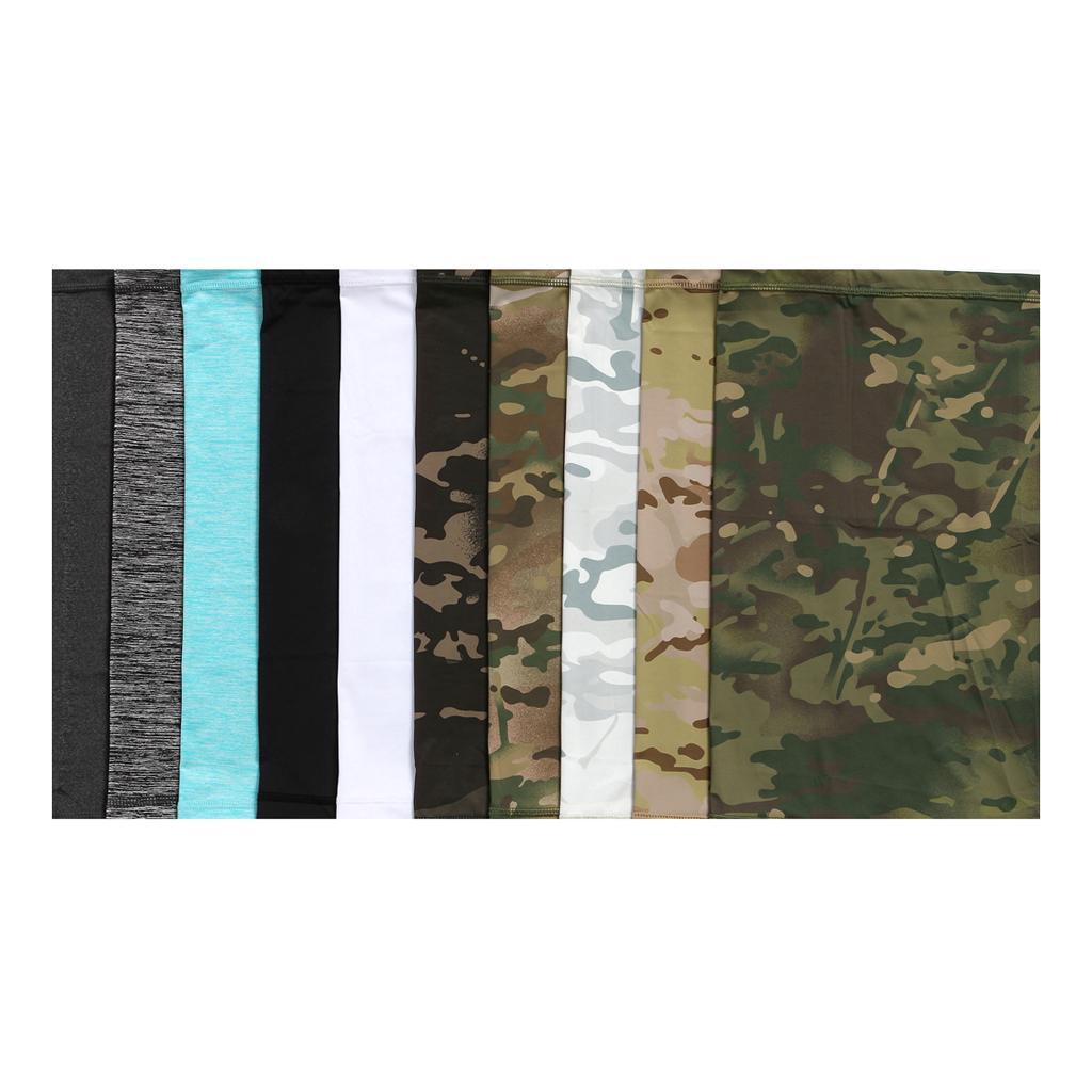 2 Pieces Silk Like Cycling Face Cover Balaclava Scarf Unisex Neck Gaiter