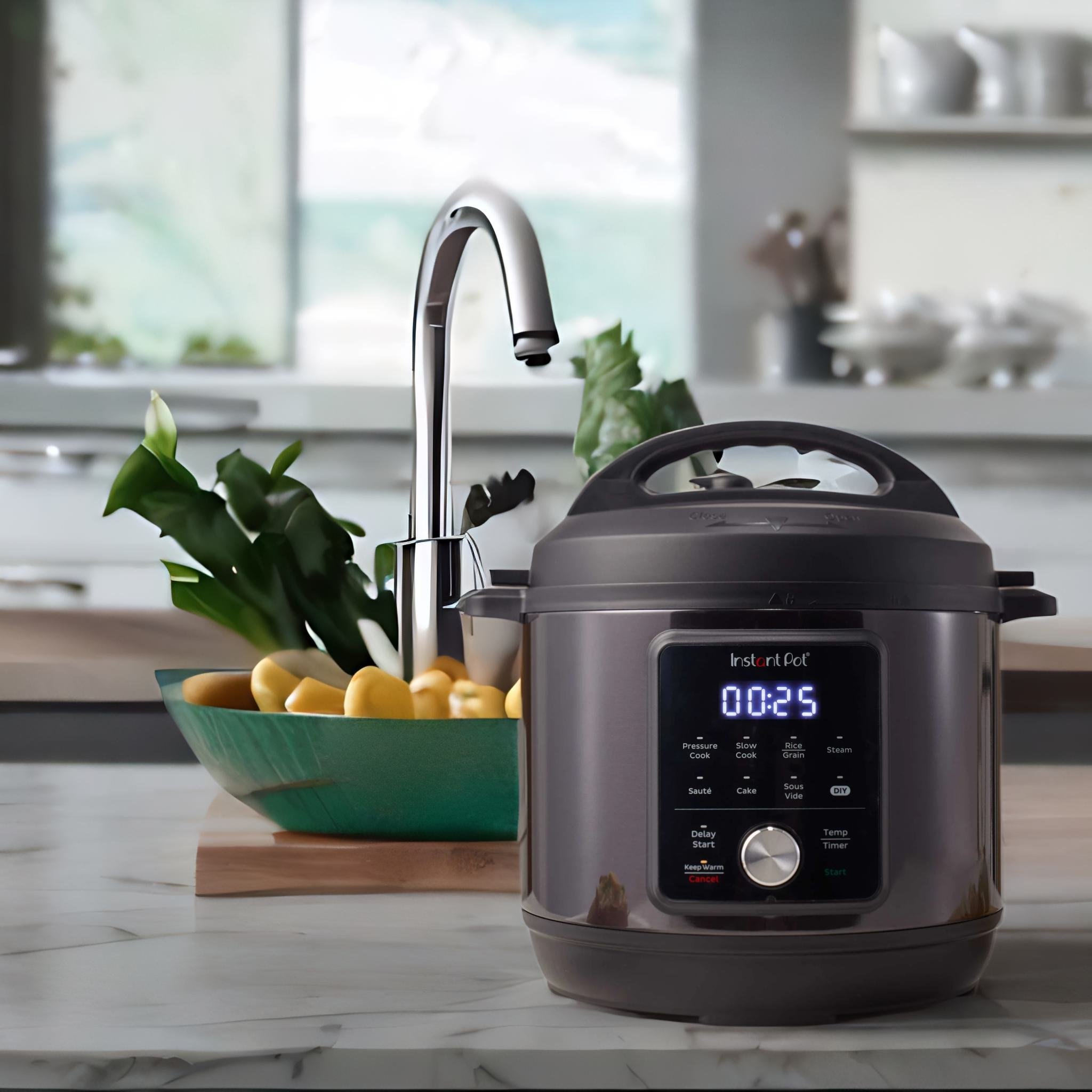 Nồi Áp Suất Điện Đa Năng INSTANT POT ESSENTIAL 60, 9 Chế Độ Nấu (5.7L) - Hàng Chính Hãng