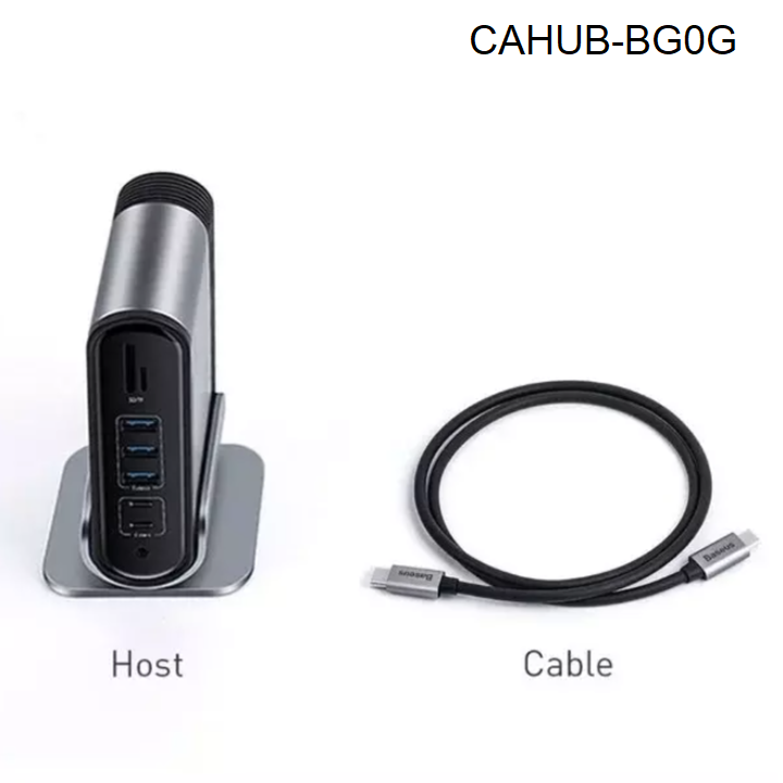 Hub chuyển đổi đa năng 17 trong 1 nhãn hiệu Baseus CAHUB-DG0G - Hàng Nhập Khẩu