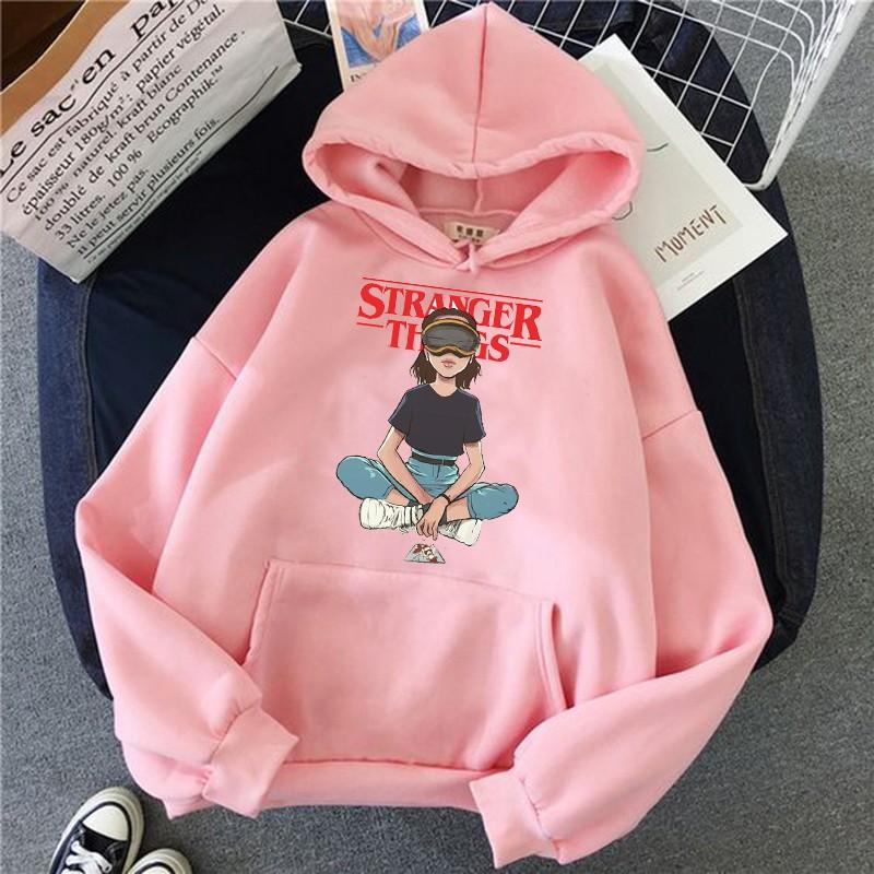 Áo Hoodie STRANGER THINGS Áo Nỉ Nam Nữ Khoác Hoodie Ngộ Nghĩnh