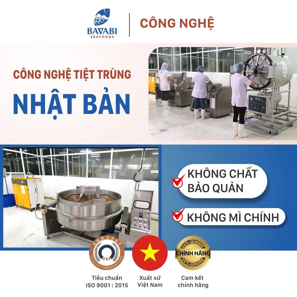 Hộp Bánh Phồng Tôm Vị Hàu BAVABI 200g Đồ Ăn Vặt, Đặc Sản Quảng Ninh- Không Phẩm Màu, Không Mì Chính