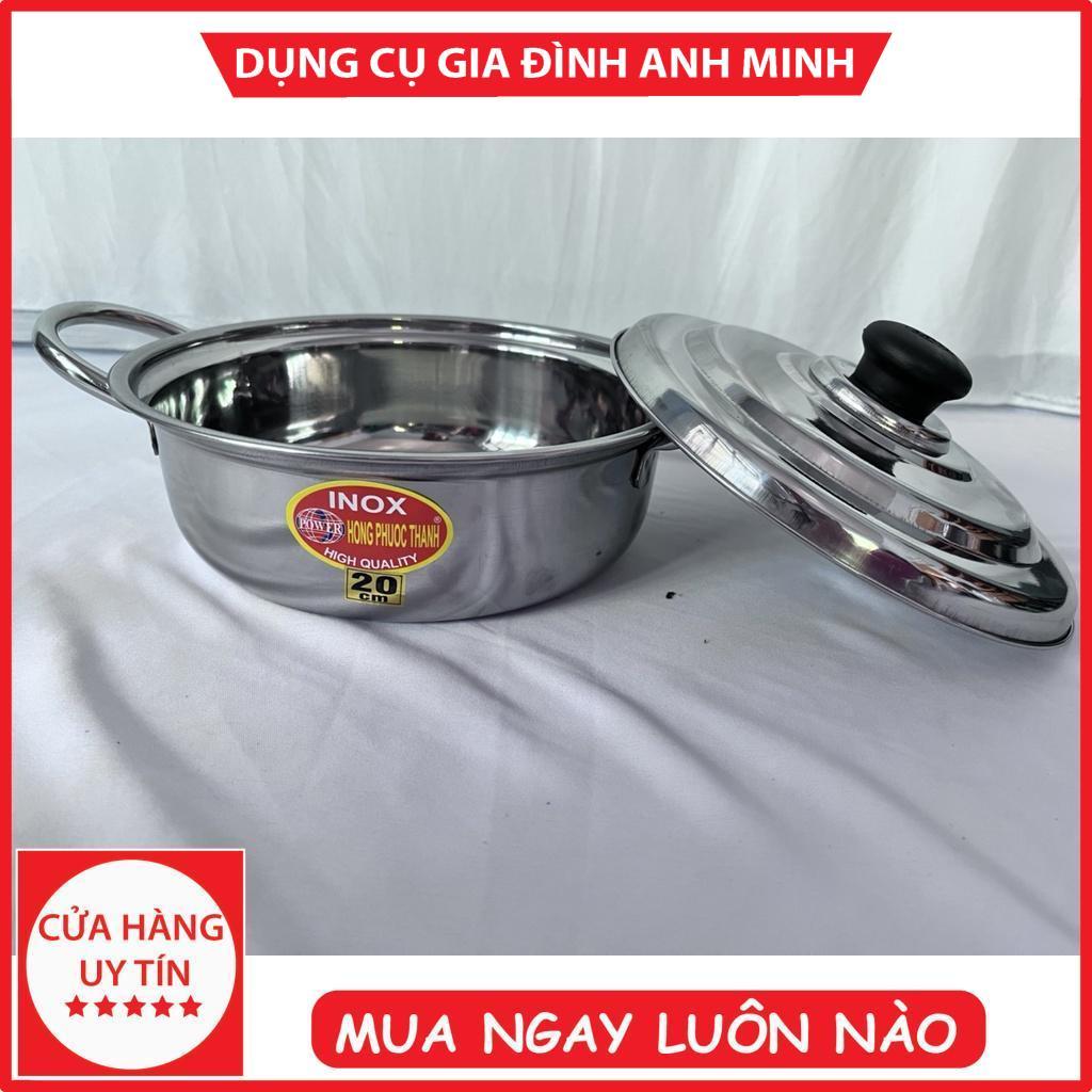 20 Nồi lẩu inox Nồi inox nấu bếp từ Nồi inox 304 Nồi inox 3 đáy Nồi inox nhỏ dùng trong gia đình