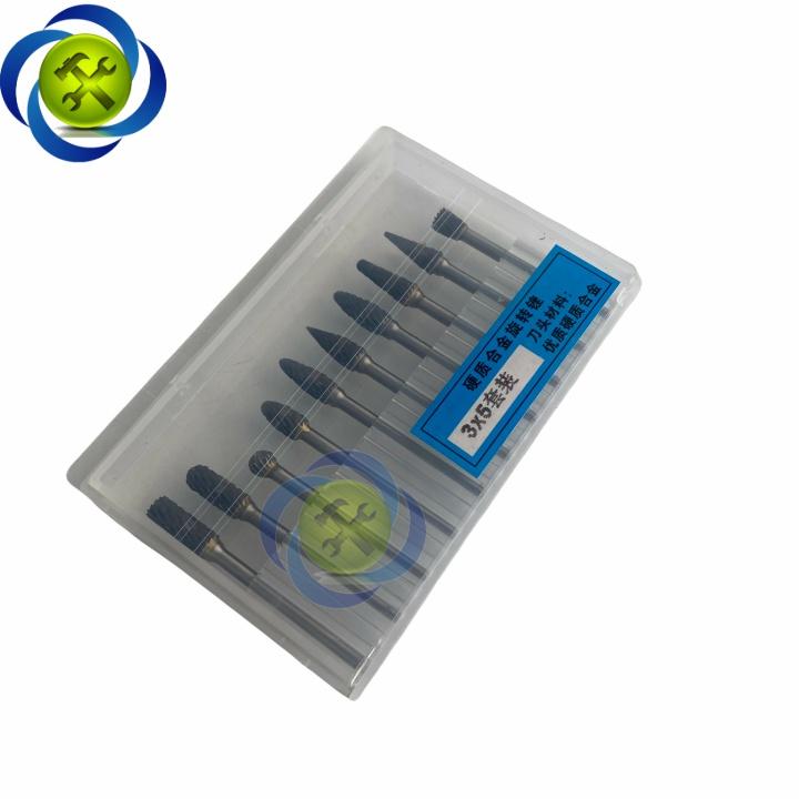 Bộ mũi doa hợp kim Đài Loan 10 chi tiết DOA-35-10 kích thước 3x5mm