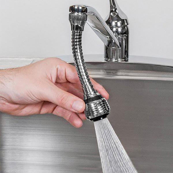 Vòi Xịt Nước Tăng Áp Cho Vòi Bồn Rửa 360