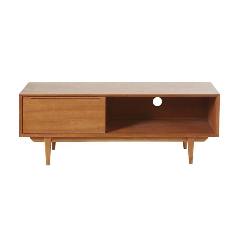 Tủ TV 1 cánh Portobello phong cách Vintage gỗ tự nhiên