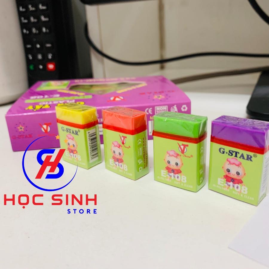 Hộp 30 Cái Gôm Tẩy Bút Chì E-108 Gstar