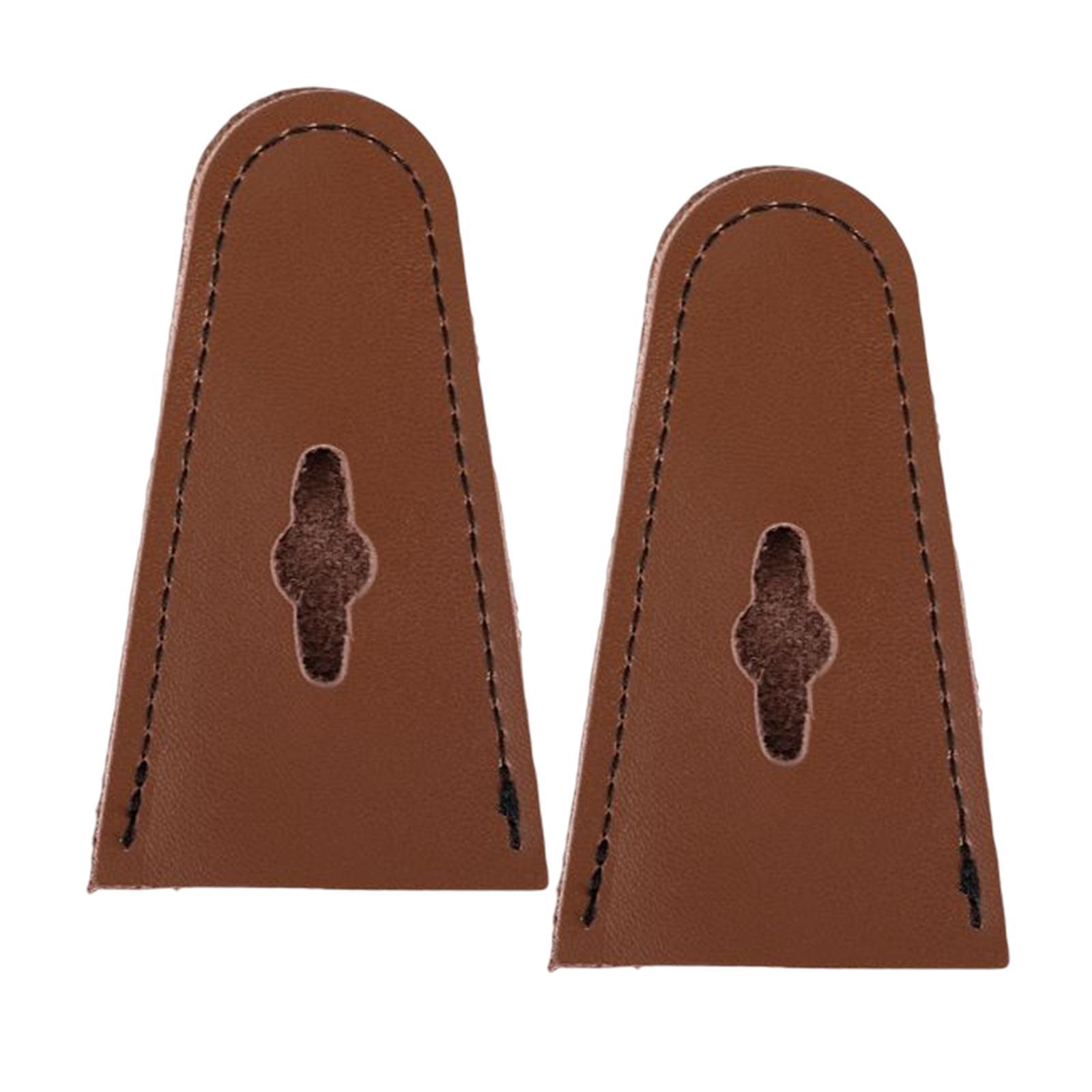 PU Leather  Bow Tip Protector Recurve Bows Stabilizer for  Black