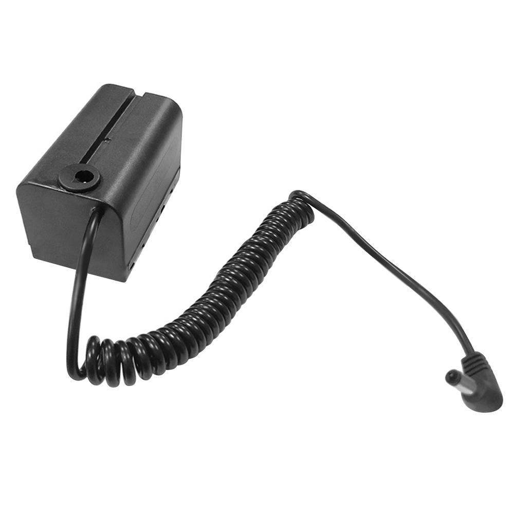 Bộ ghép nối NP-F750 DC cáp lò xo thay thế Pin cho màn hình nguồn điện bên ngoài