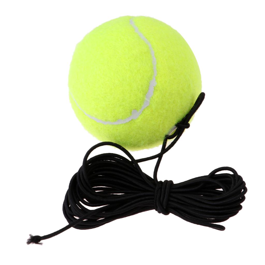 Tennis Ball with String Trainer Ball Replacement Ball Re-bound Practice Exercise Tool