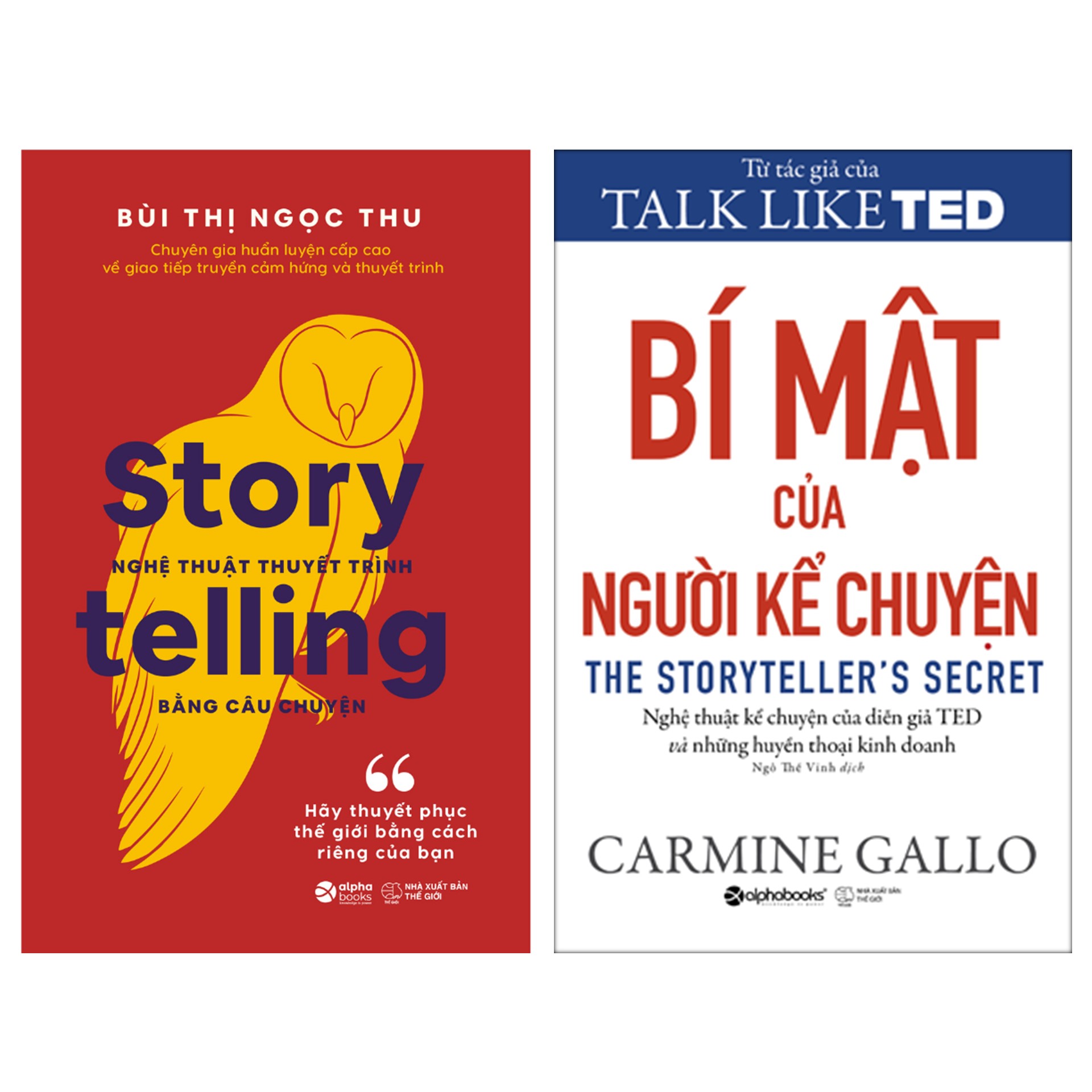 Combo Sách : Storytelling – Nghệ Thuật Thuyết Trình Bằng Câu Chuyện + Bí Mật Của Người Kể Chuyện - Nghệ Thuật Kể Chuyện Của Diễn Giả TED Và Những Huyền Thoại Kinh Doanh