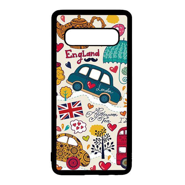 Ốp lưng điện thoại dành cho Samsung S10 Họa Tiết England